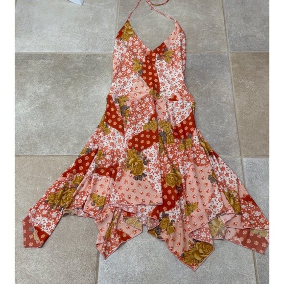 Y2K Fredericks Of Hollywood Floral Asymmetrical Fairy Feminine 70s Vibe Size 4 - Picture 16 of 16